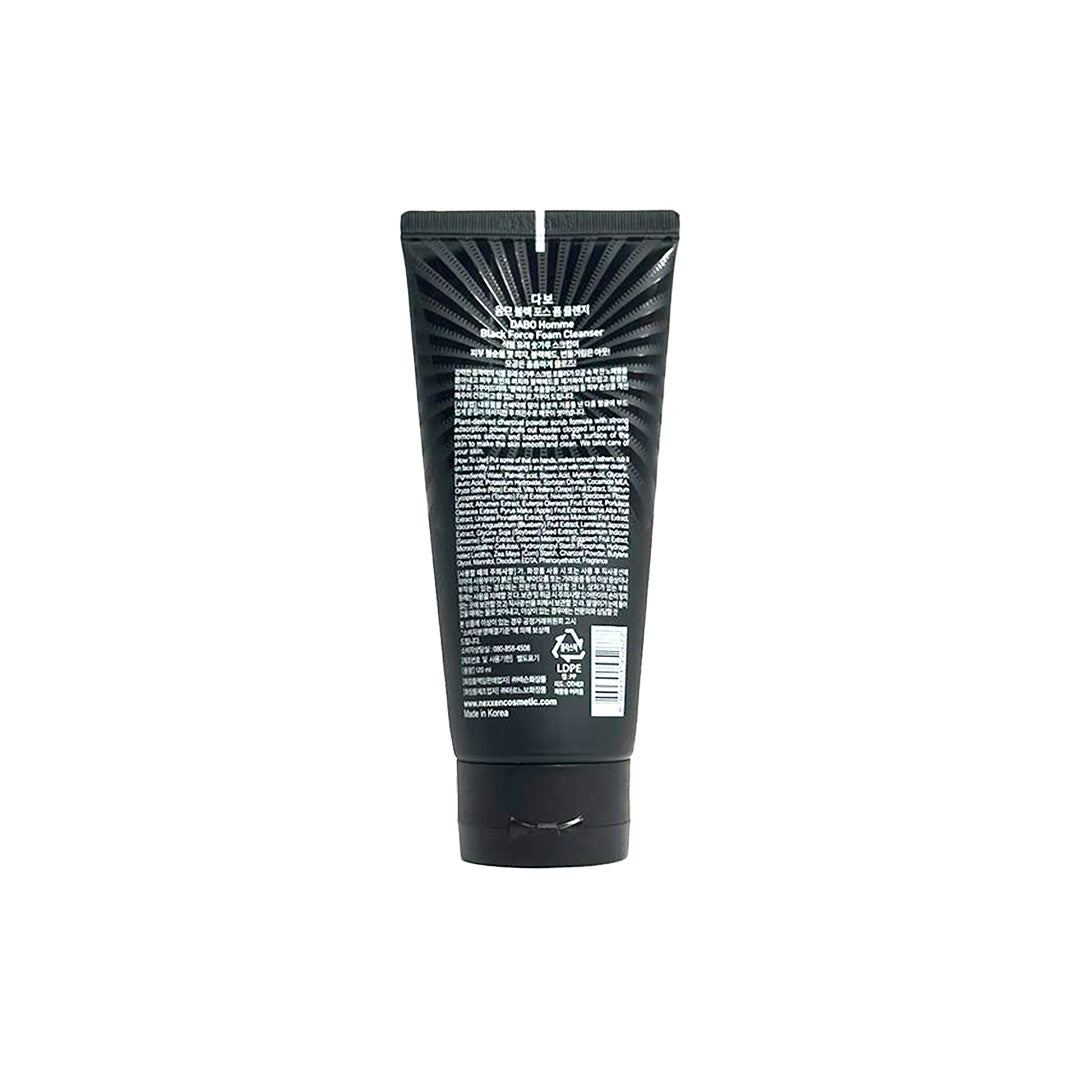 Dabo Black Force For Men Foam Cleanser 120 ml